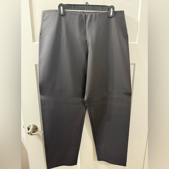 NWT Eileen Fisher Charcoal Gray Trousers szXL - Picture 5 of 6